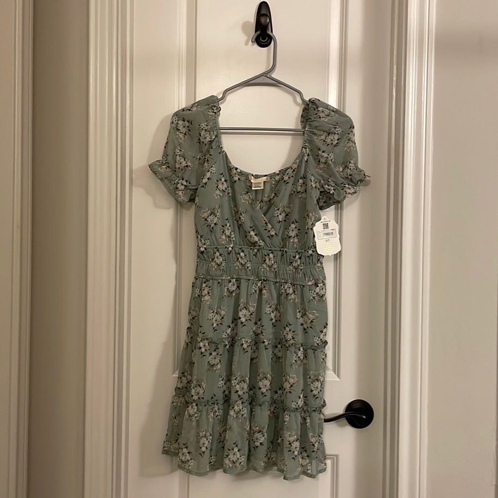 Sage floral dress from altar’d state